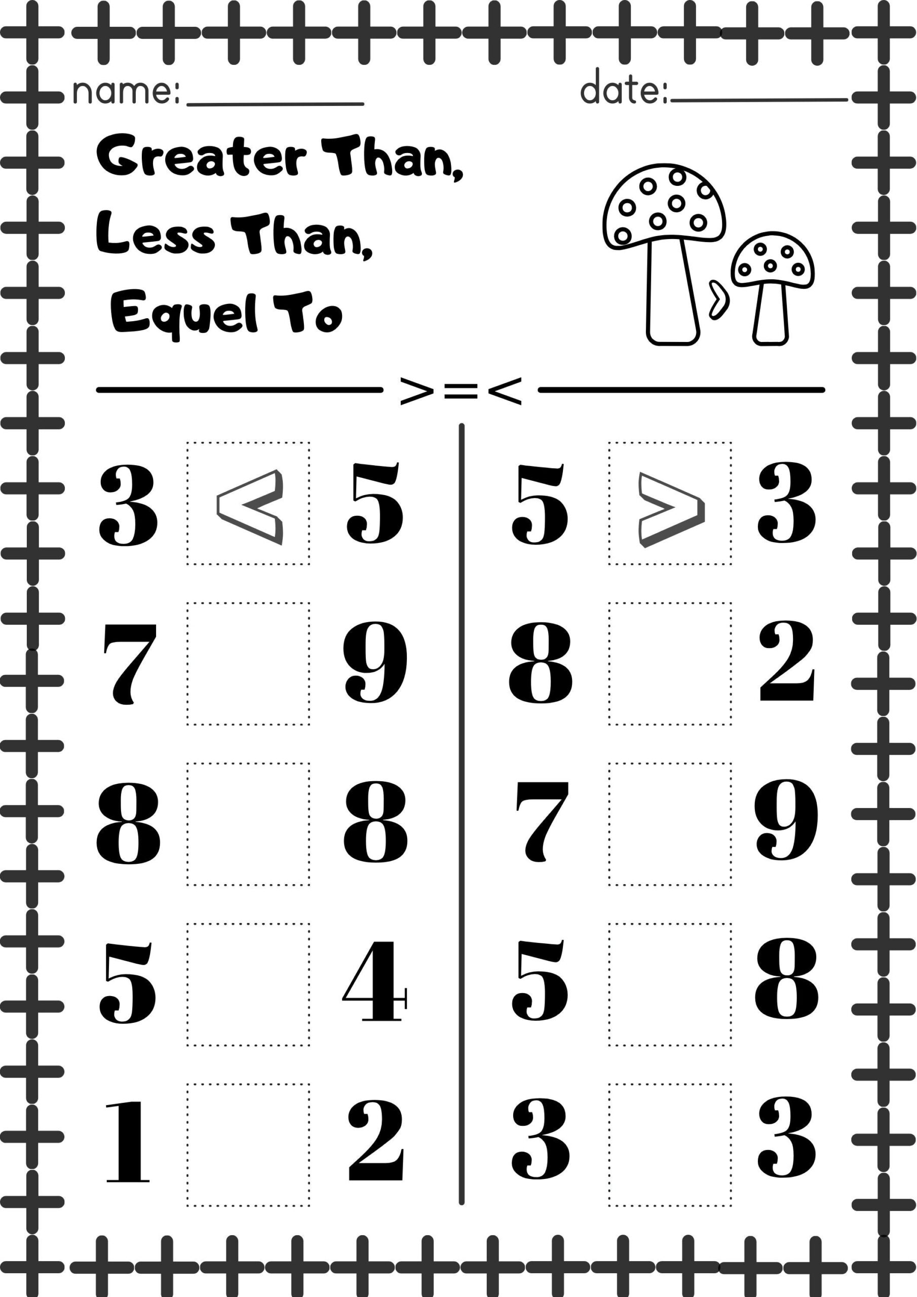 10 Pages Printable Mats Greater Than Less Than Equel To Math Worksheet Etsy Denmark 10 Pages Printable Mats Greater Than Less Than Equel To Math Worksheet Etsy Denmark