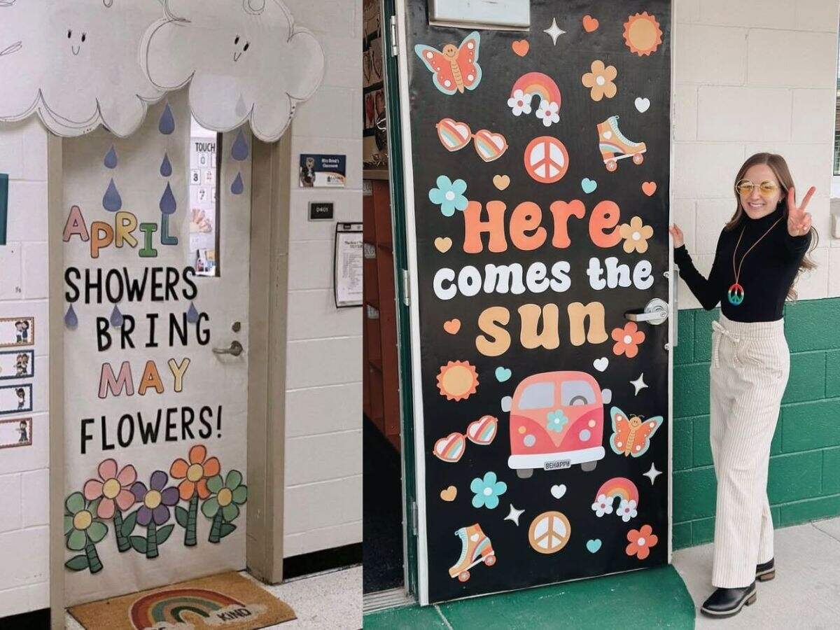 33 Creative May Classroom Door Ideas For Spring Chaylor Mads