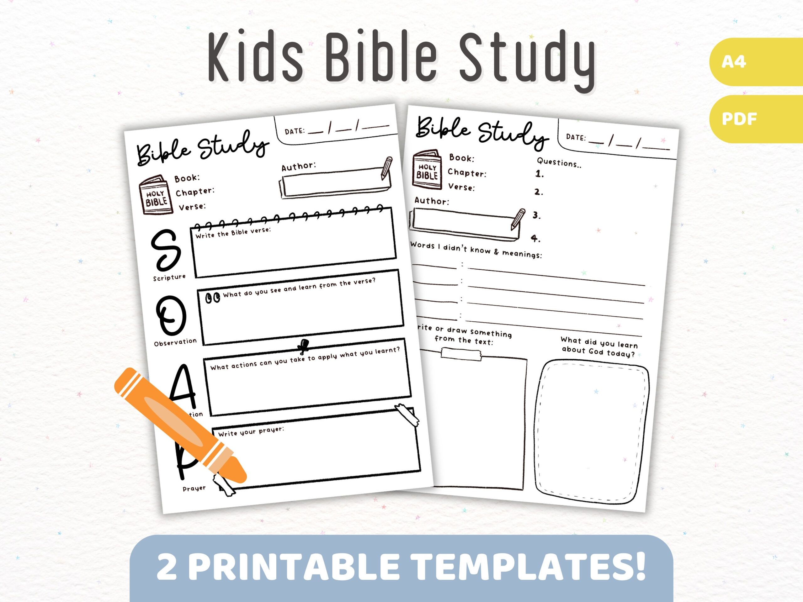 In The Beginning Creation Story Bible Lesson For Kids