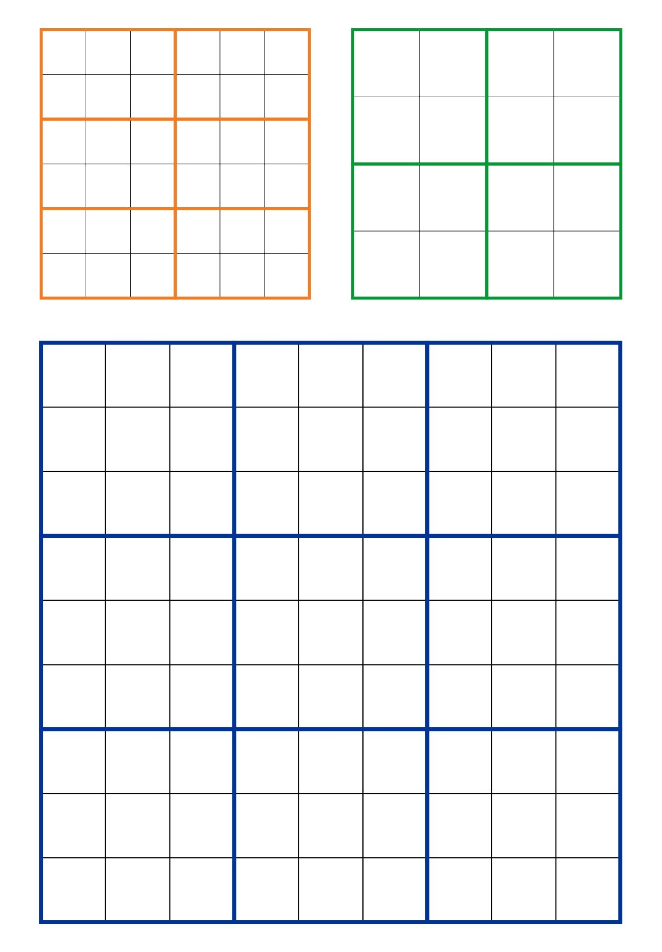 Blank Sudoku Pages Printable Blank Sudoku Sudoku Grid Sudoku Game Sheets Etsy