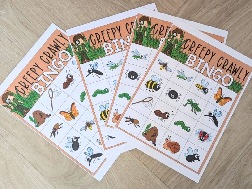 Bug Bingo Free Printable The Ladybirds Adventures