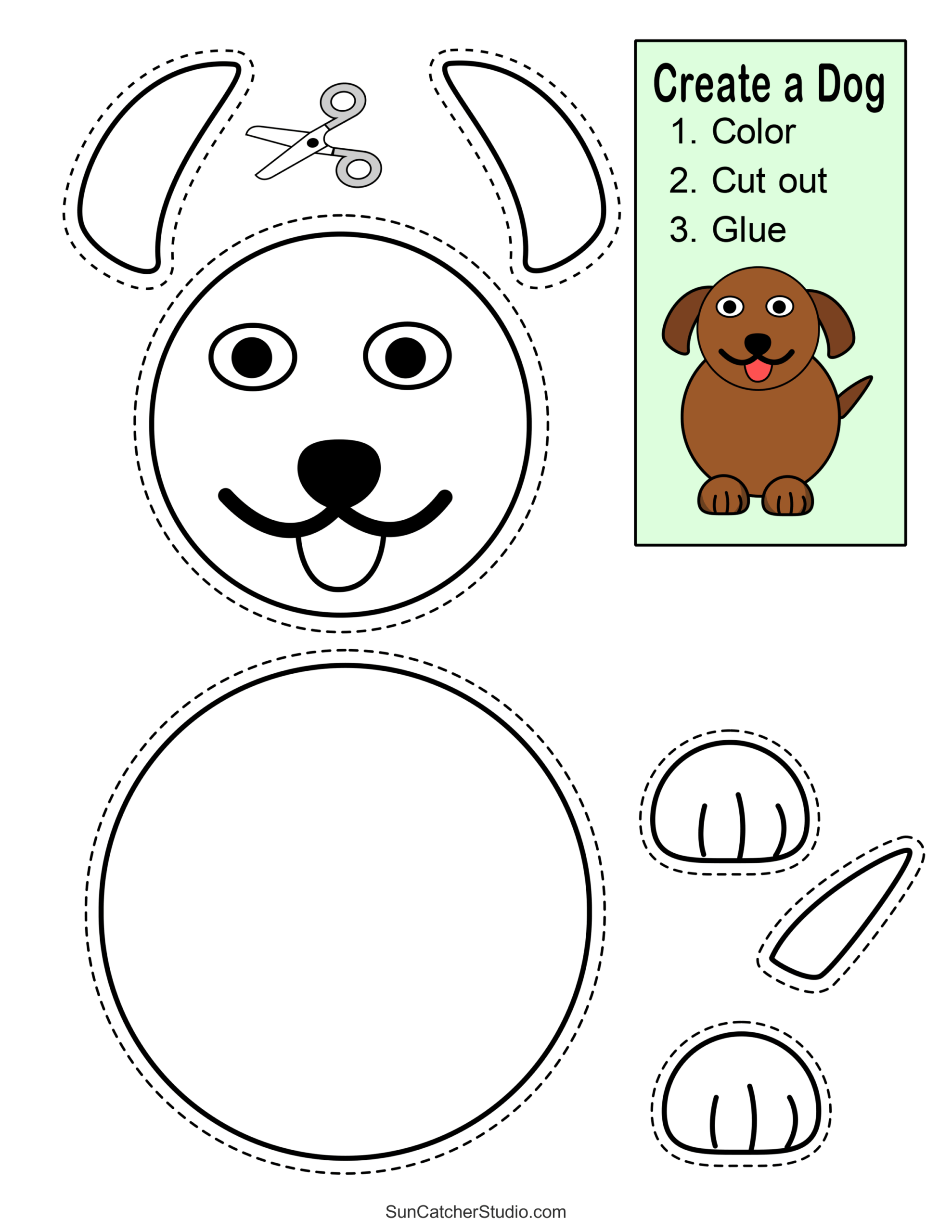Cut And Paste Worksheets Printable Activities For Kids Free Printables Lettering SVG Files Tools Apps Five Senses Cut And Paste Worksheet For Kindergarten And ESL Students Free Download Ezpzlearn