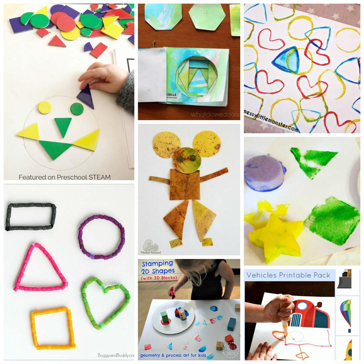Easy And Fun Shape Activities For Preschoolers Easy And Fun Shape Activities For Preschoolers