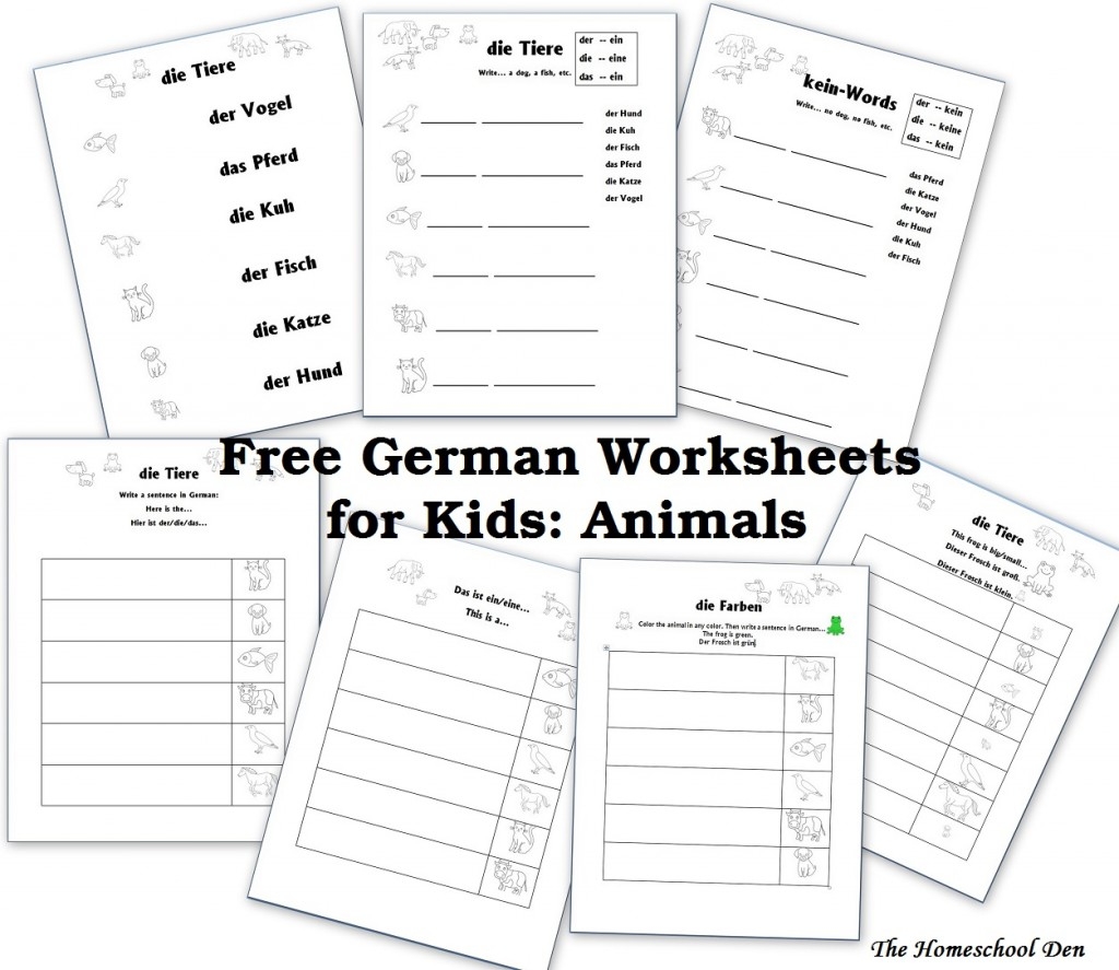 Free German Worksheets For Kids Homeschool Den Free German Worksheets For Kids Homeschool Den