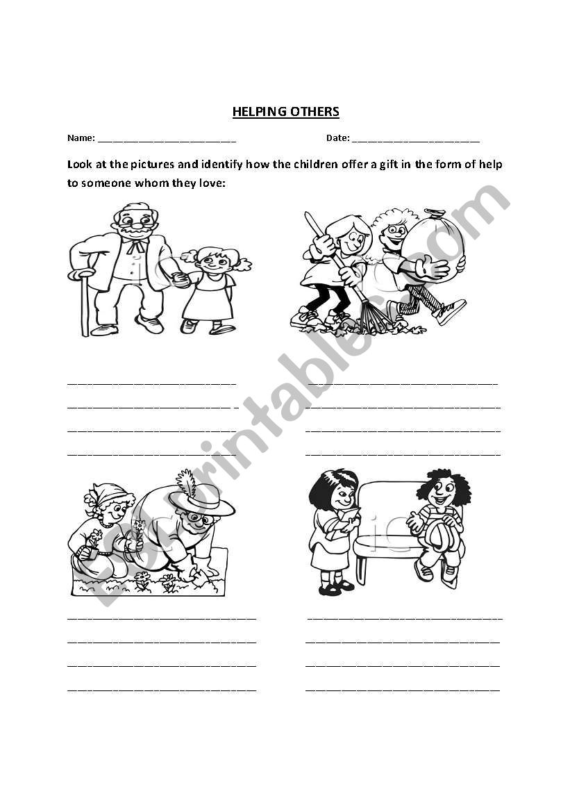 Free Helping Others Worksheet Download Free Helping Others Worksheet Png Images Free Worksheets On Clipart Library