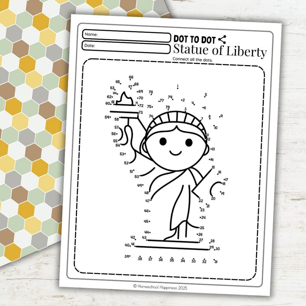 Free Statue Of Liberty Worksheets For Kids