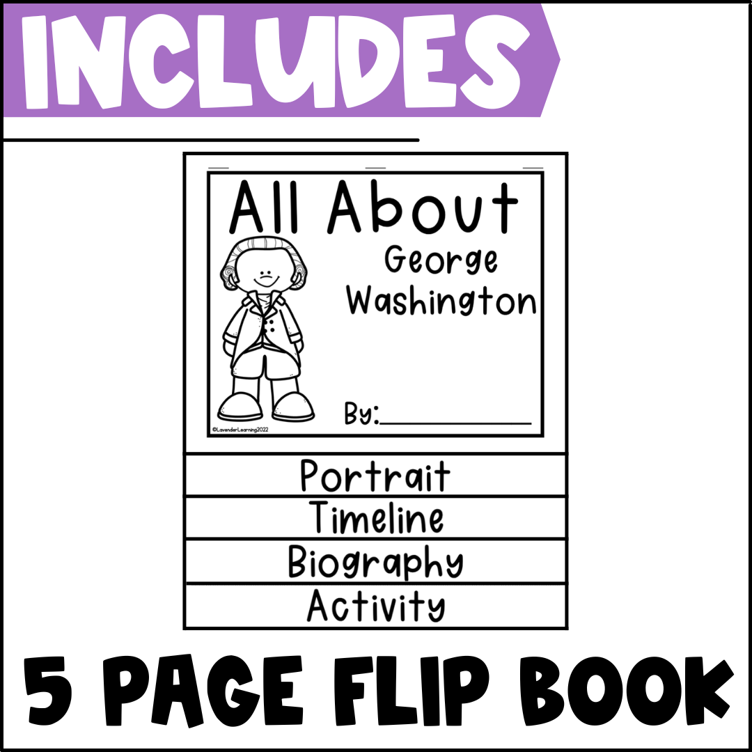 George Washington Biography Activities For Kindergarten 1st Grade 2nd Grade Made By Teachers