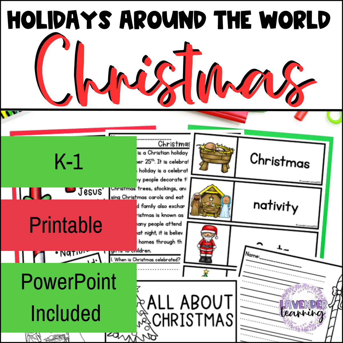 Holidays Around The World Christmas Worksheets Brochure Christmas PowerPoint Made By Teachers