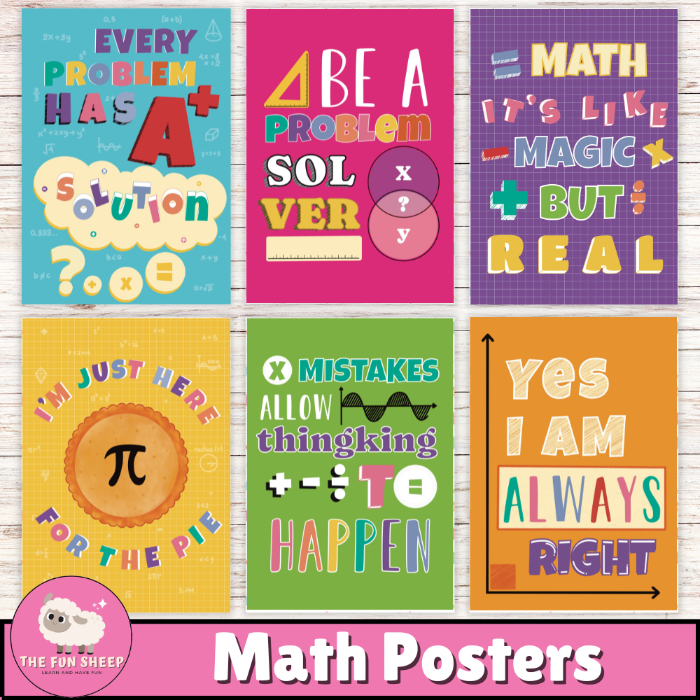 Free Math Posters Poster Board Ideas A Plus Teaching Resources