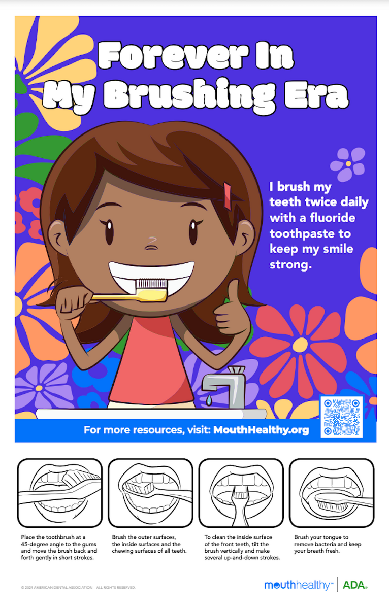 National Children S Dental Health Month OHRC Free Posters Postcards Available For Approaching 2024 National Children S Dental Health Month American Dental Association