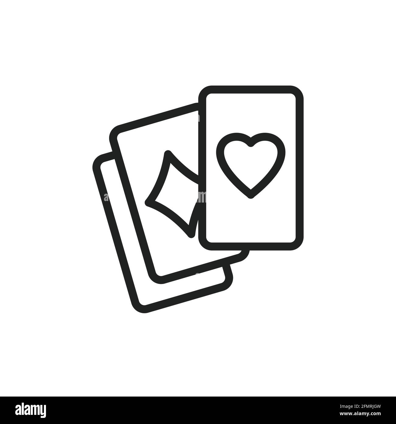 Playing Cards Clipart Black And White Stock Photos Images Alamy