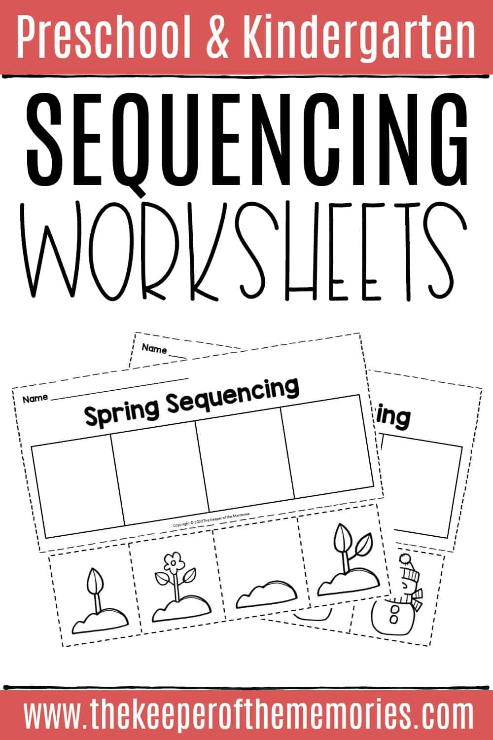 Sequencing To 10 Worksheets