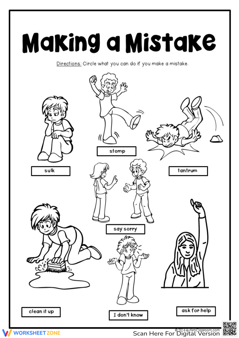 Social Skills For Autism Worksheets Printable Social Skills For Autism Worksheets Printable