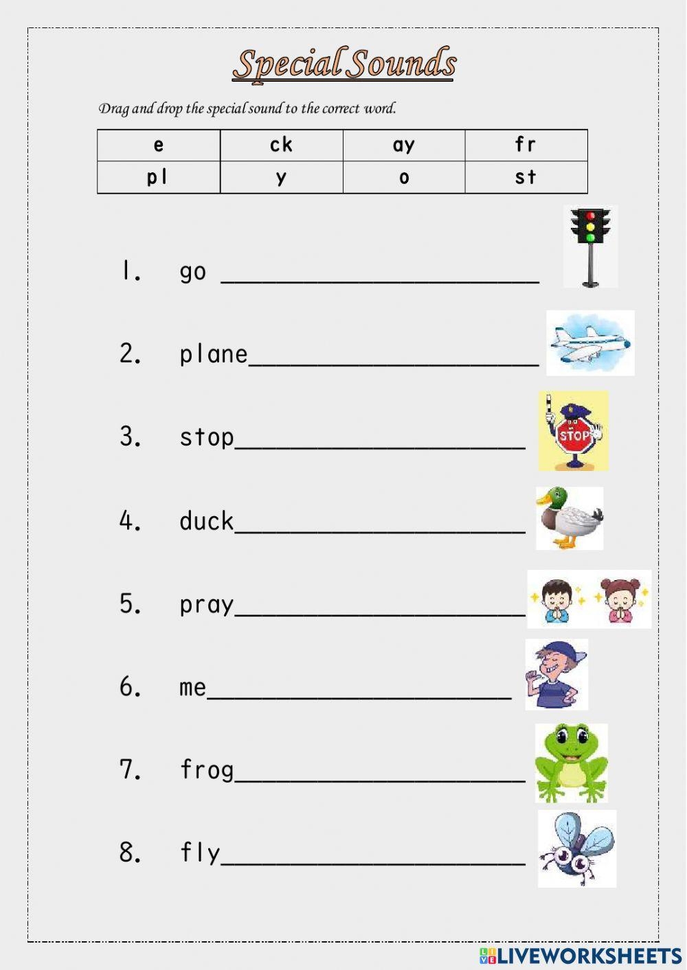 Special Sounds 1 Worksheet Worksheets Library