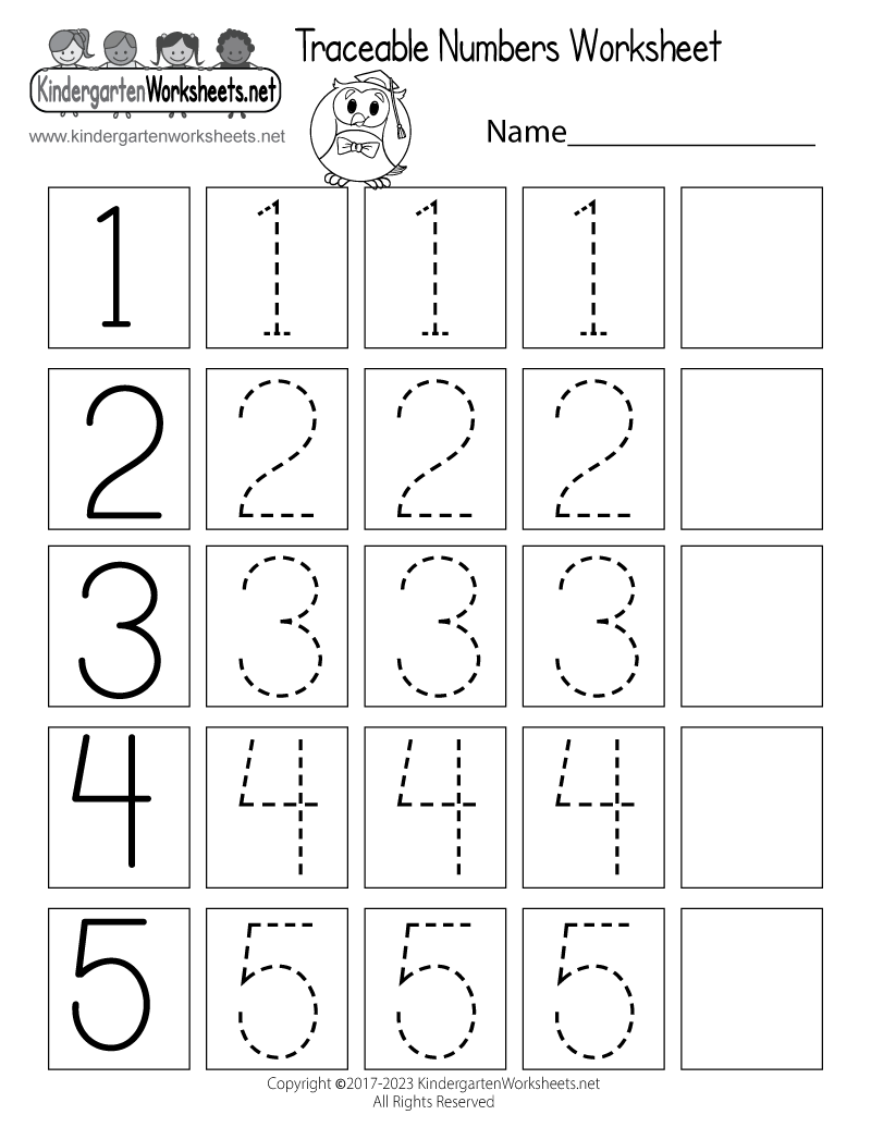 Traceable Numbers Worksheet Free Printable Digital PDF Worksheets Library