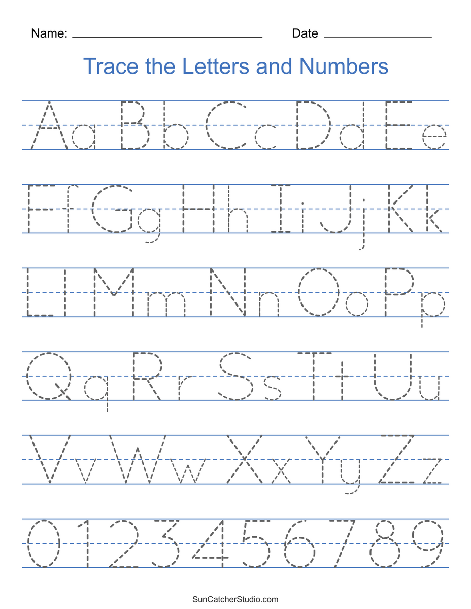 Tracing Alphabet Letters Printable Handwriting Worksheets Free Printables Lettering SVG Files Tools Apps Letter Tracing Worksheets Superstar Worksheets