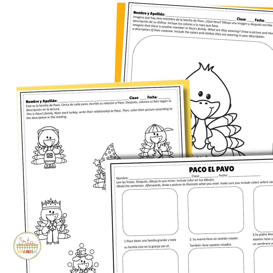 12 Thanksgiving Activities For Spanish Class Srta Spanish