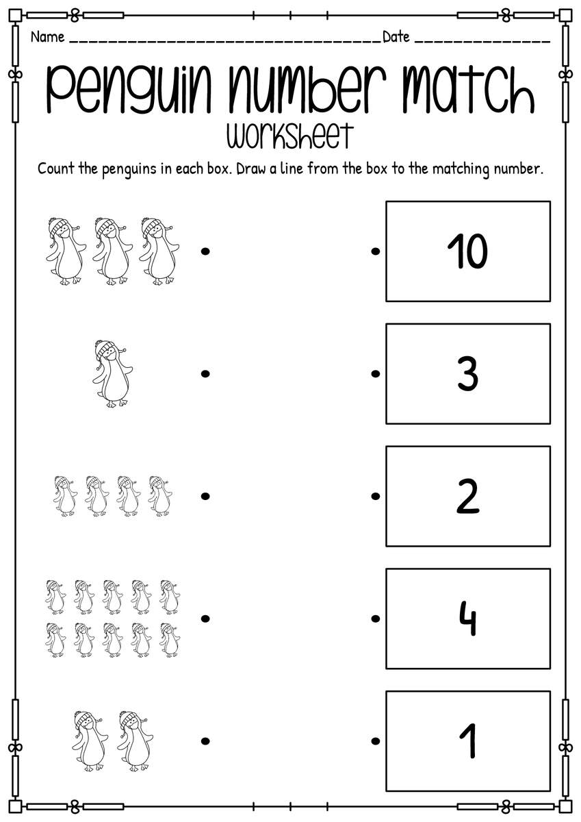 13 Penguin Preschool Worksheets Free PDF At Worksheeto