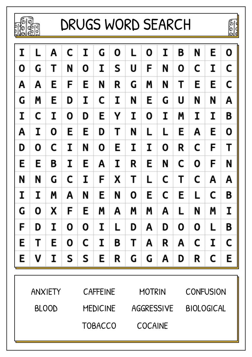 14 Drug Free Worksheets Activities Free PDF At Worksheeto 14 Drug Free Worksheets Activities Free PDF At Worksheeto