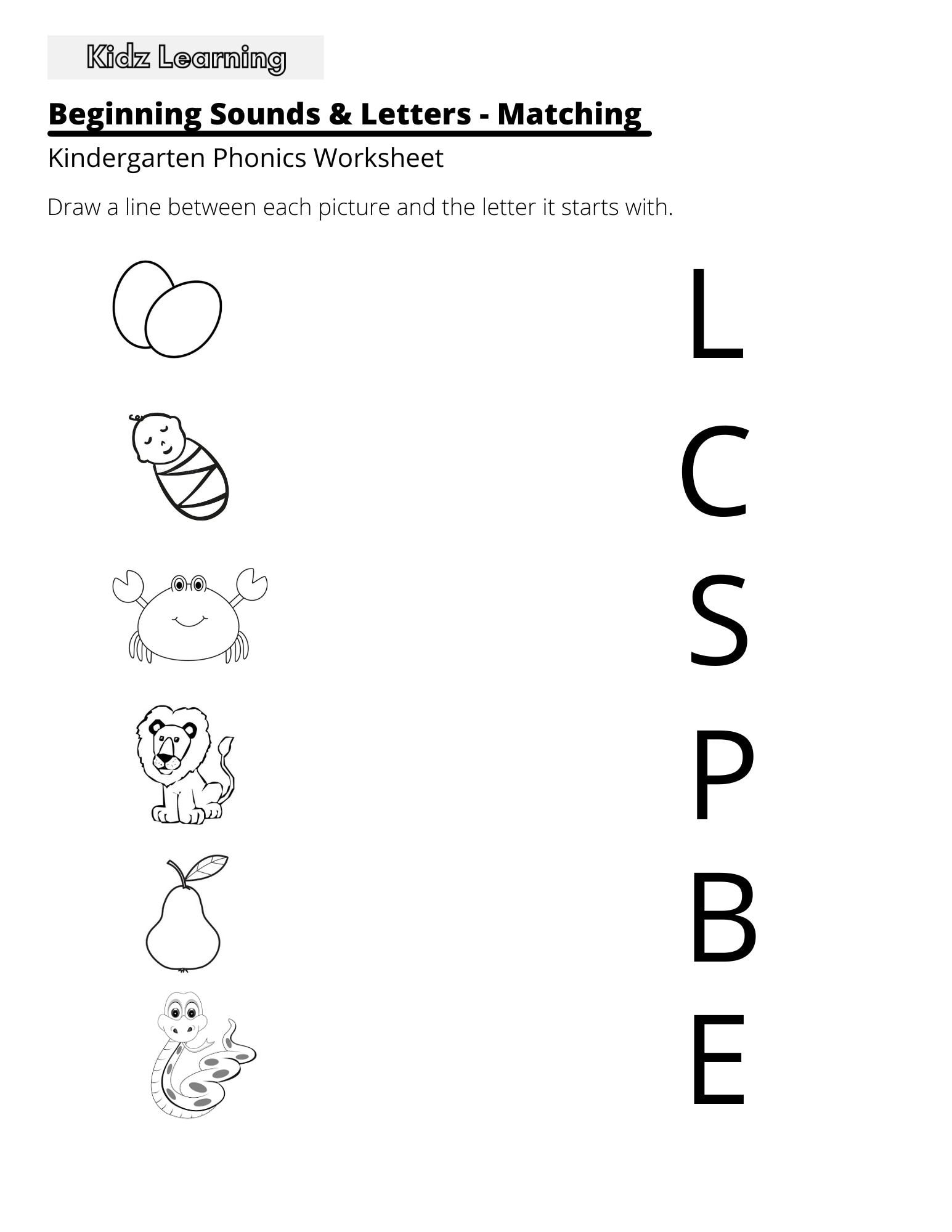 Letter Sounds Free Worksheets Squarehead Teachers