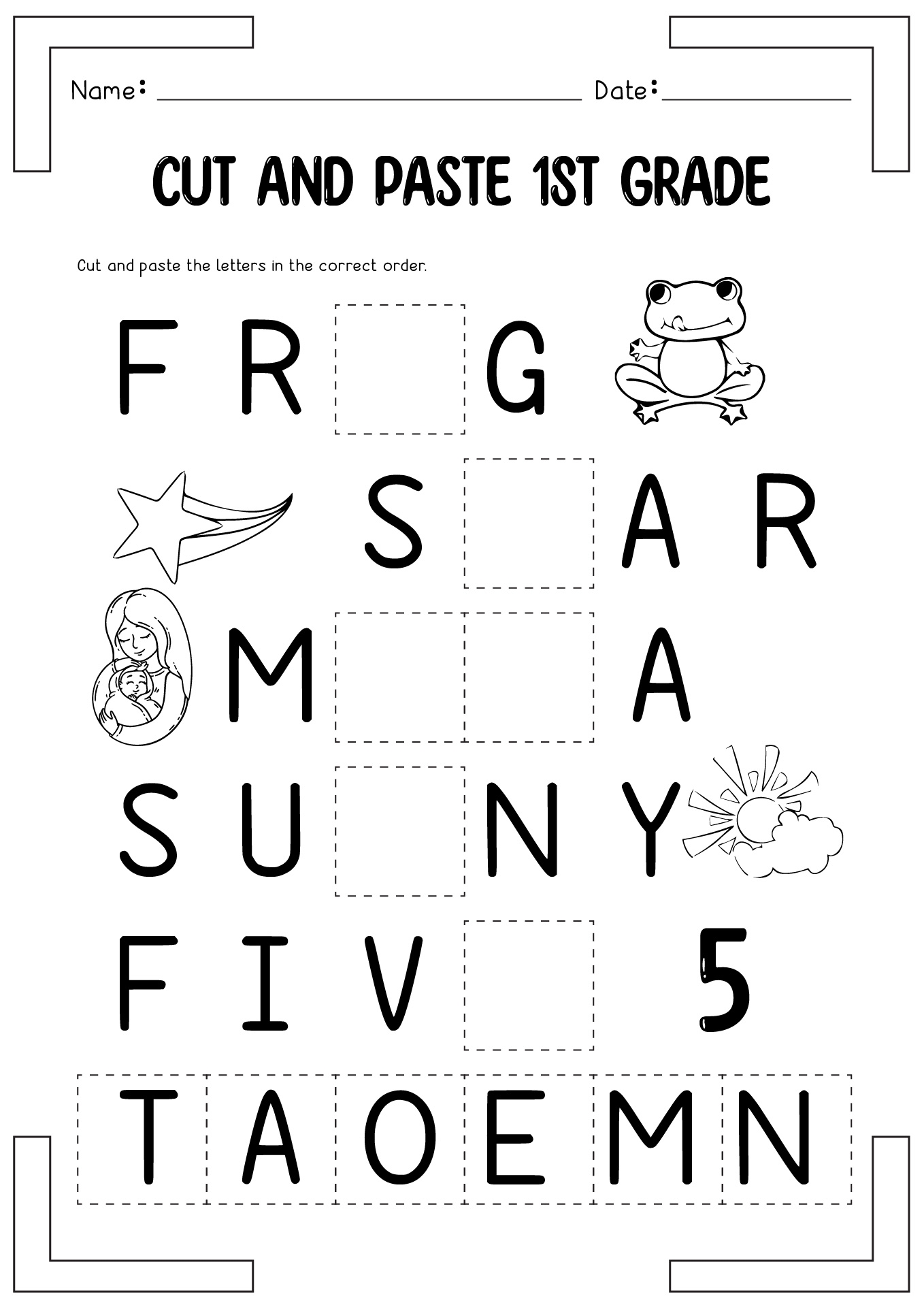 19 Kindergarten Cut And Paste Worksheets Phonics Free PDF At Worksheeto 19 Kindergarten Cut And Paste Worksheets Phonics Free PDF At Worksheeto