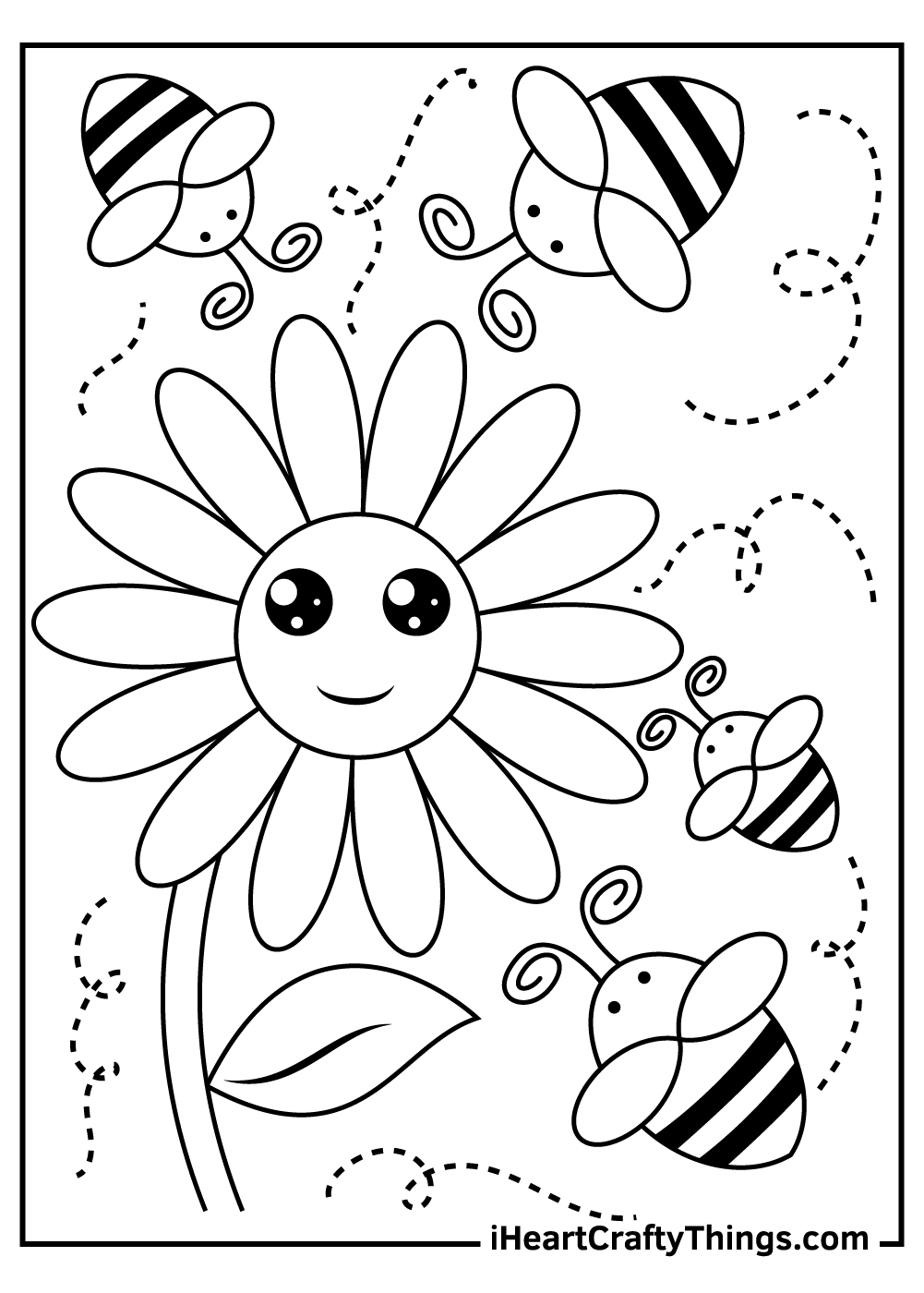 20 Bee Coloring Pages 100 Free Printables