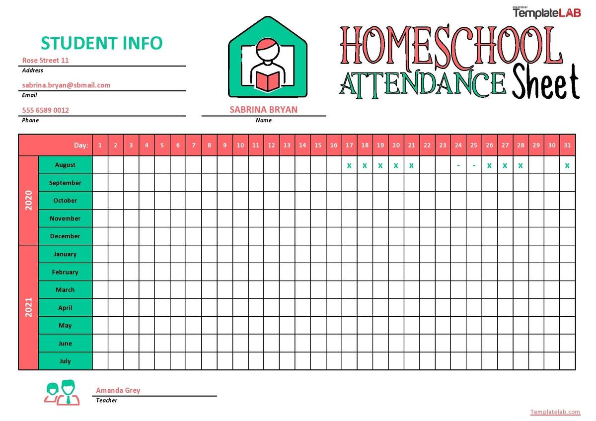 23 Free Printable Attendance Sheet Templates Word Excel 23 Free Printable Attendance Sheet Templates Word Excel