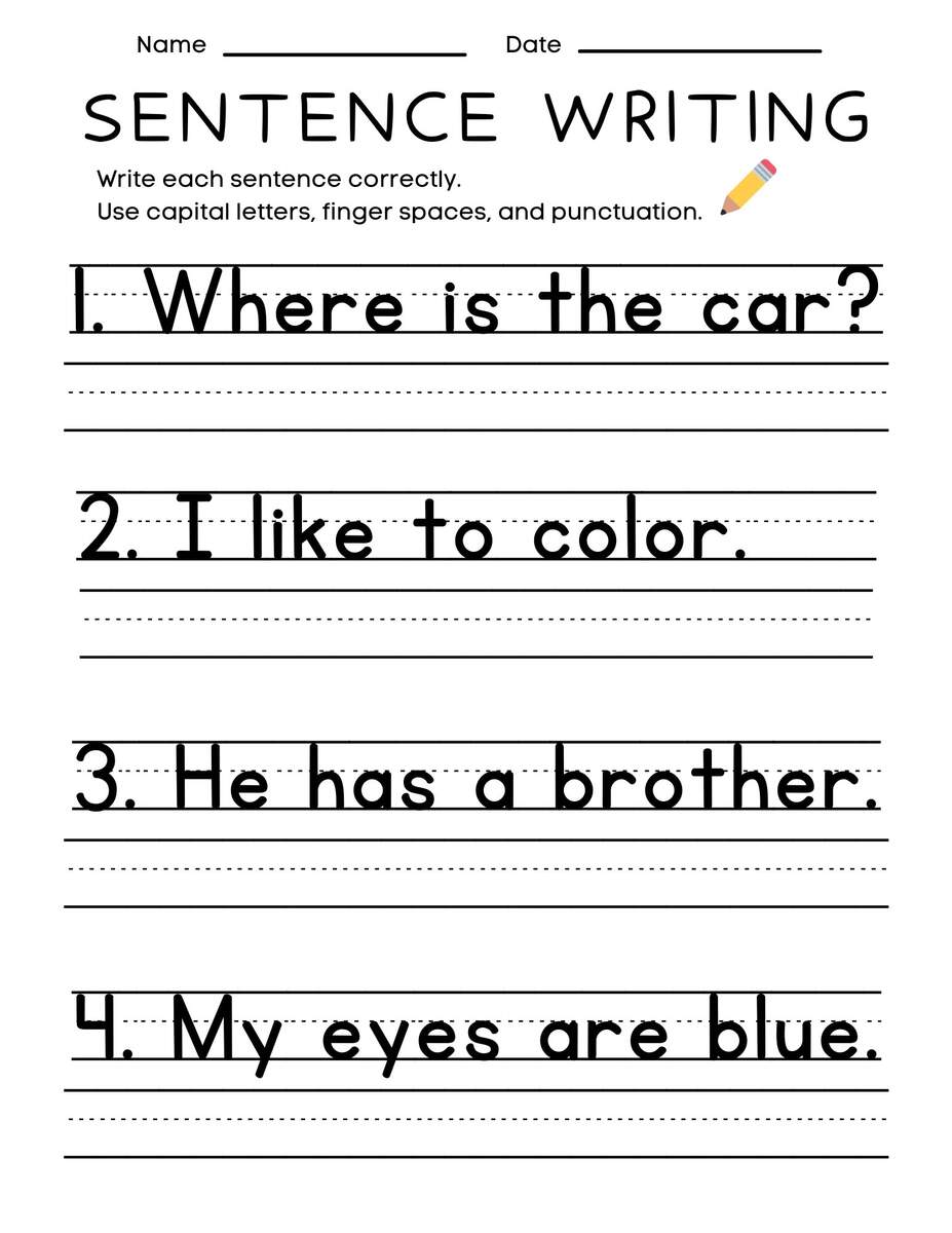 25 Printable Sentence Writing Worksheets Write The Sentence Worksheets Practice Writing Activity 1st 3rd Grade ELA Worksheets Etsy 25 THEMED Printable Sentence Writing Worksheets Write The Sentence Worksheets Practice Writing Activity 1st 3rd Grade ELA Worksheets Etsy