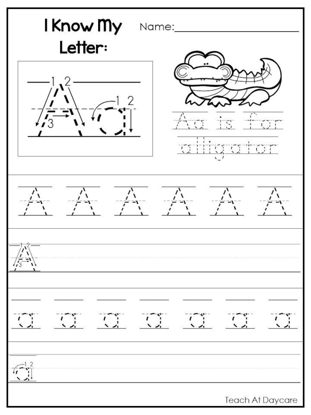 26 Printable Alphabet I Know My Letters Worksheets Preschool Kdg Phonics Etsy 26 Printable Alphabet I Know My Letters Worksheets Preschool Kdg Phonics Etsy