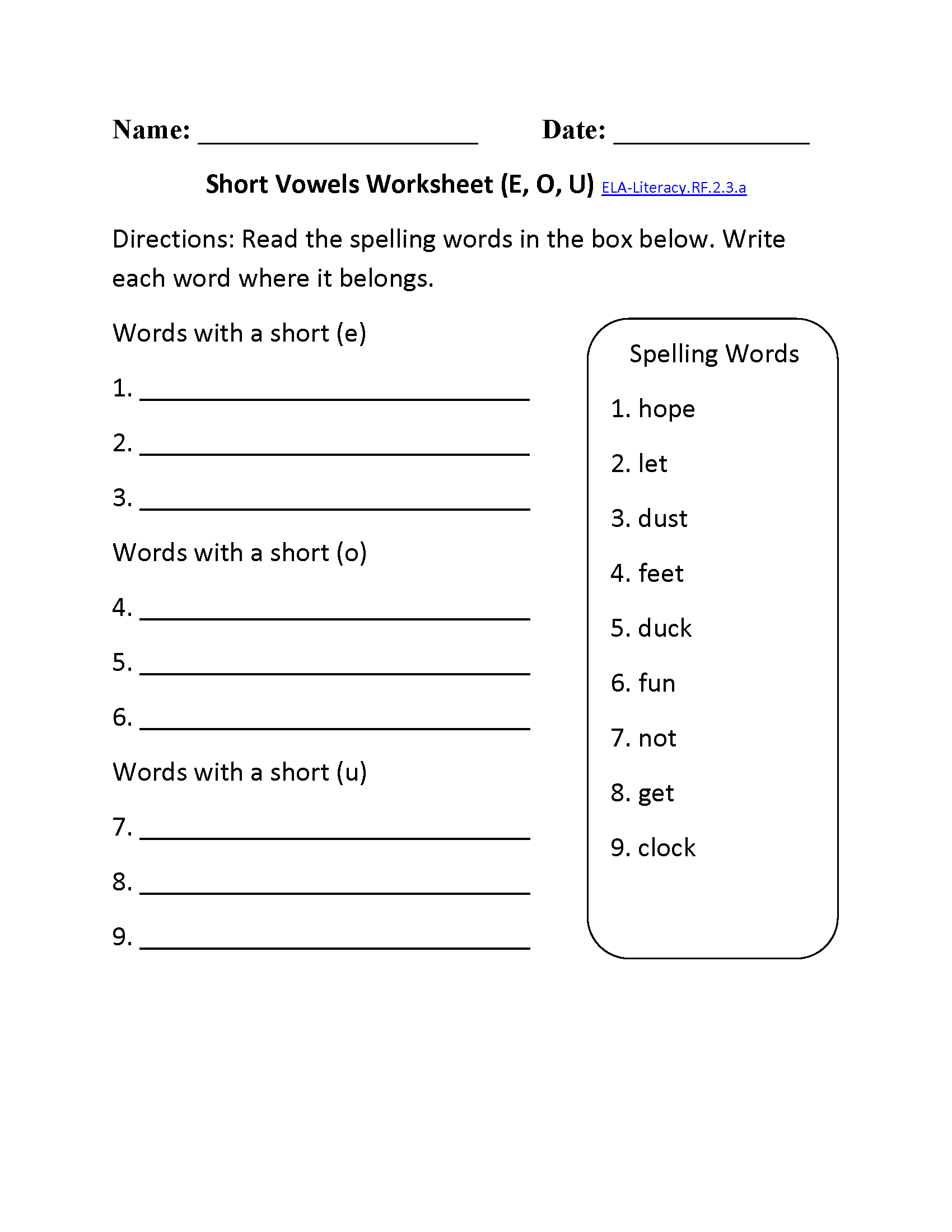 Free Phonics Worksheets Worksheets Get Worksheet