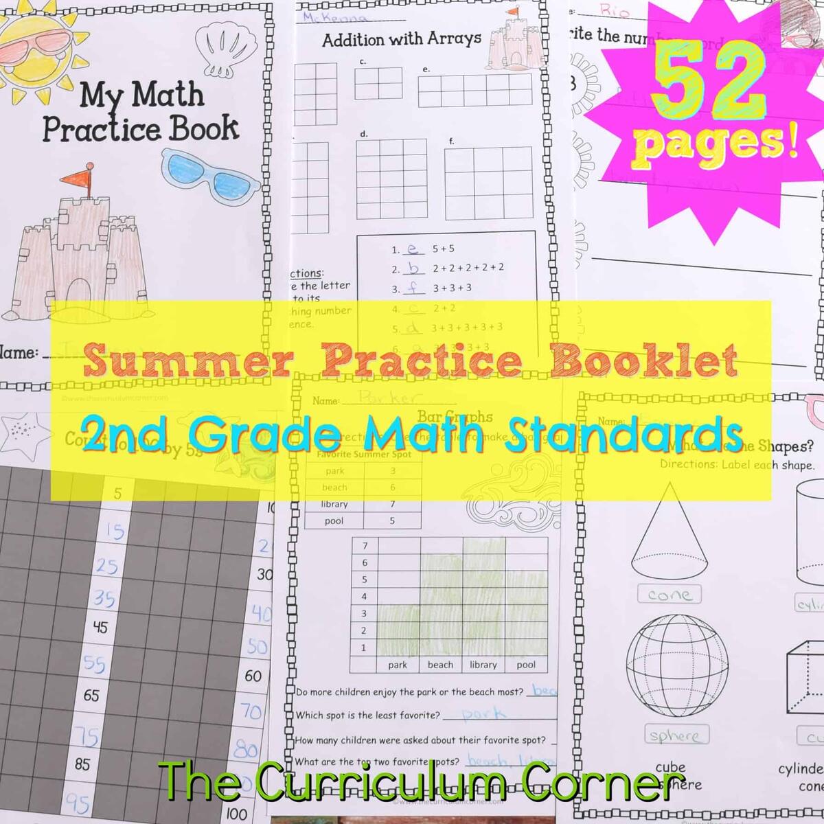 Summer Math Worksheets Printable PDF Math Worksheets Cazoom Math