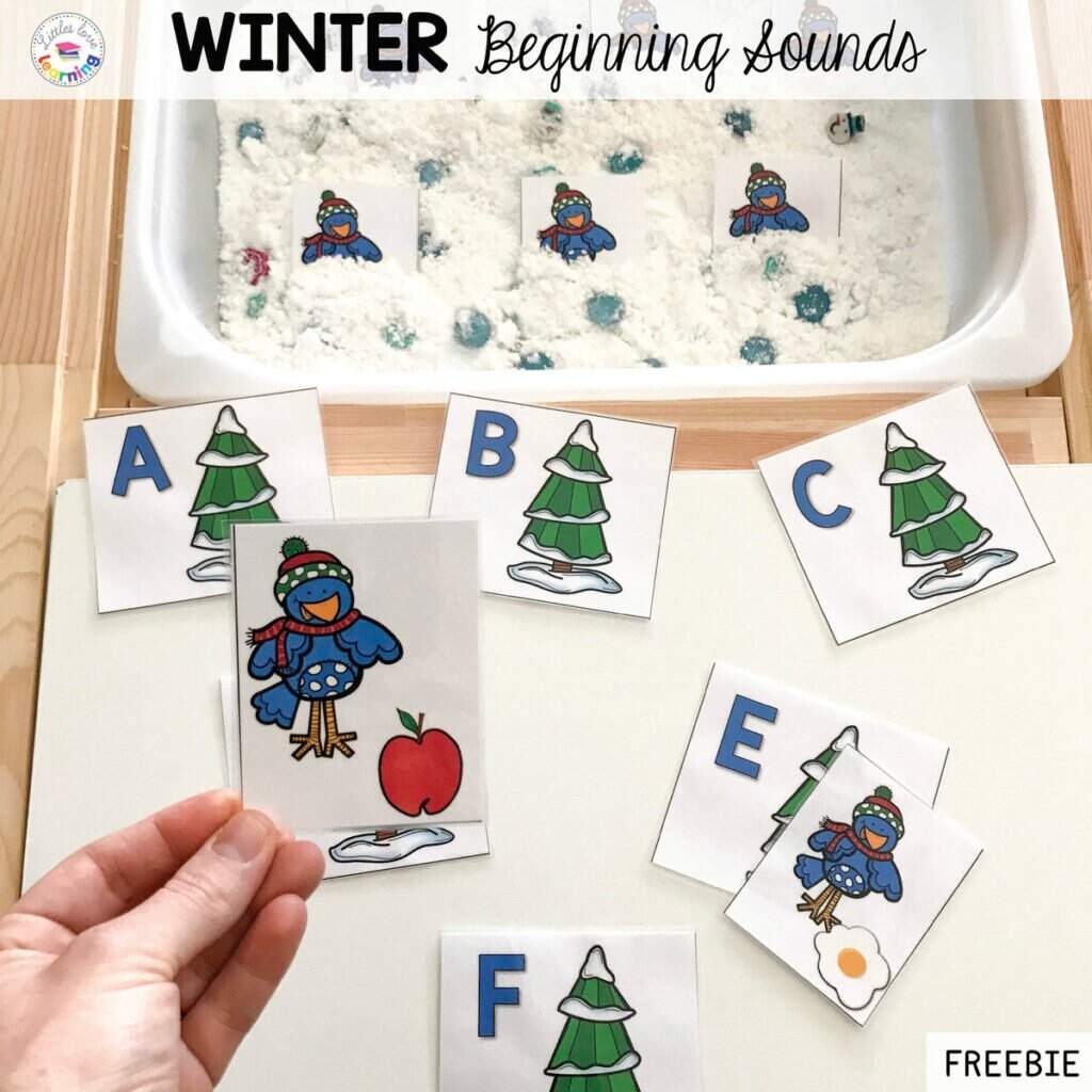 4 FREE Must Have Winter Printables For Preschool Math Literacy