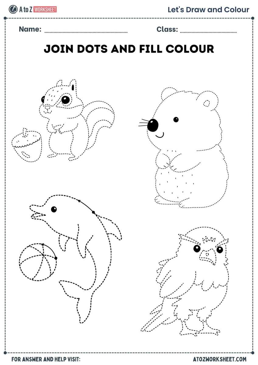 50 Free Nursery Drawing Worksheets A To Z Worksheet