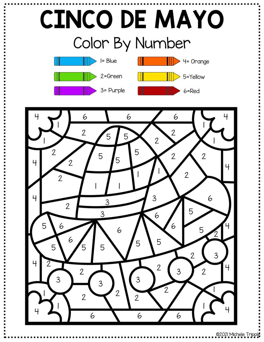 6 Cinco De Mayo Color By Number Fiesta Color By Number Cinco De Mayo Printable Color By Number Worksheet Printable Coloring For Kids Etsy 6 Cinco De Mayo Color By Number Fiesta Color By Number Cinco De Mayo Printable Color By Number Worksheet Printable Coloring For Kids Etsy
