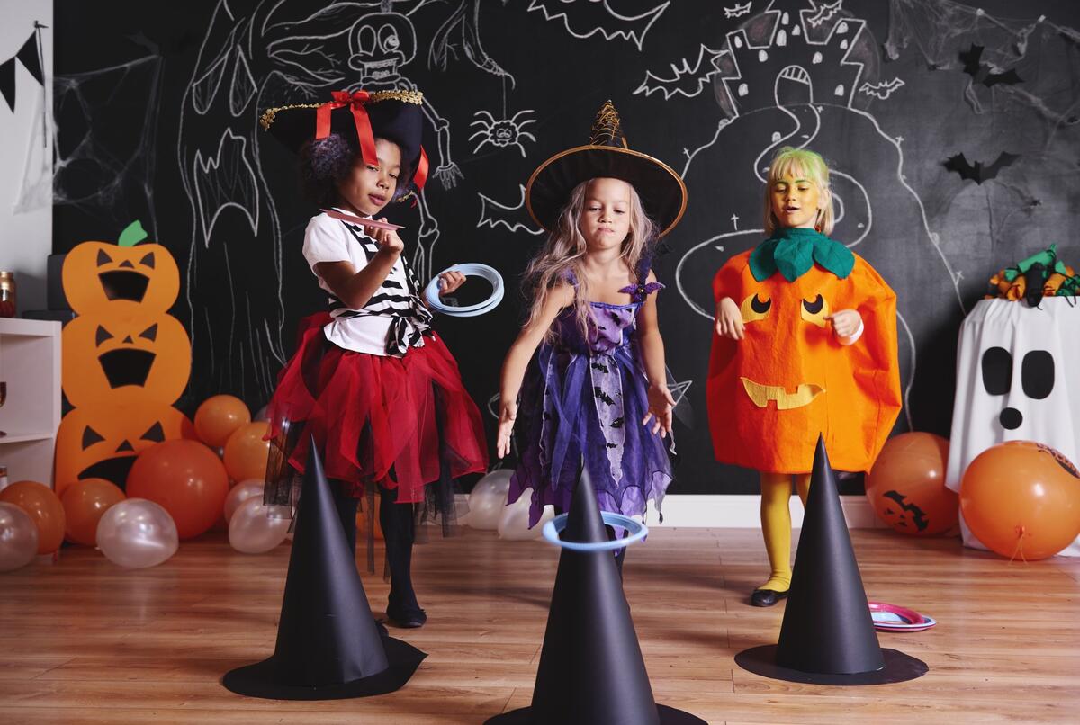 Pumpkin Toss Simple Party Games For Children