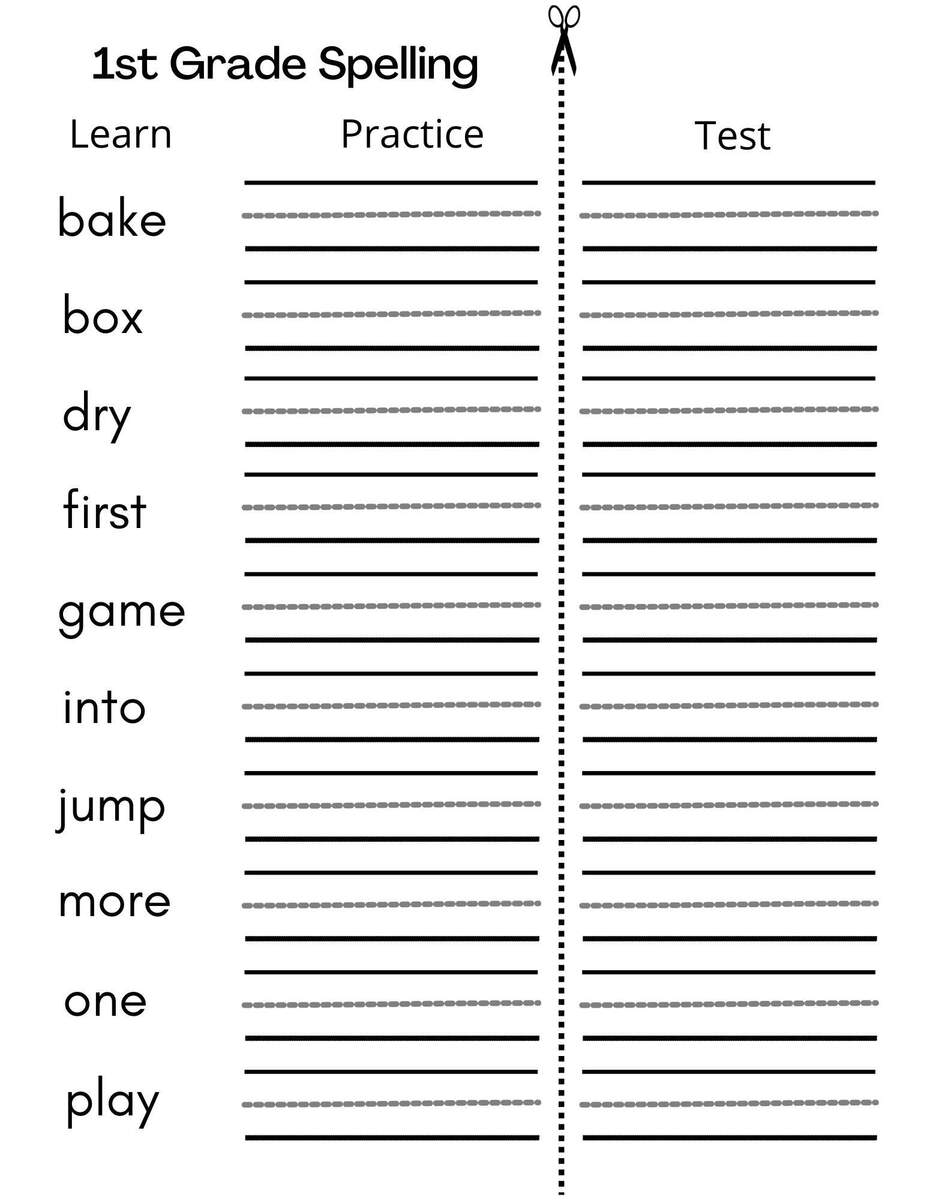 8 Printable First Grade Spelling Writing Worksheets Etsy Israel 8 Printable First Grade Spelling Writing Worksheets Etsy Israel