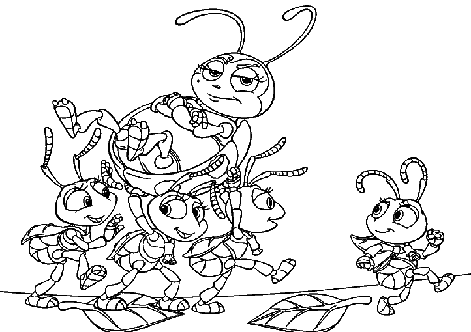 A Bug S Life Ant Family A Bug S Life Coloring Pages A Bug S Life Ant Family A Bug S Life Coloring Pages
