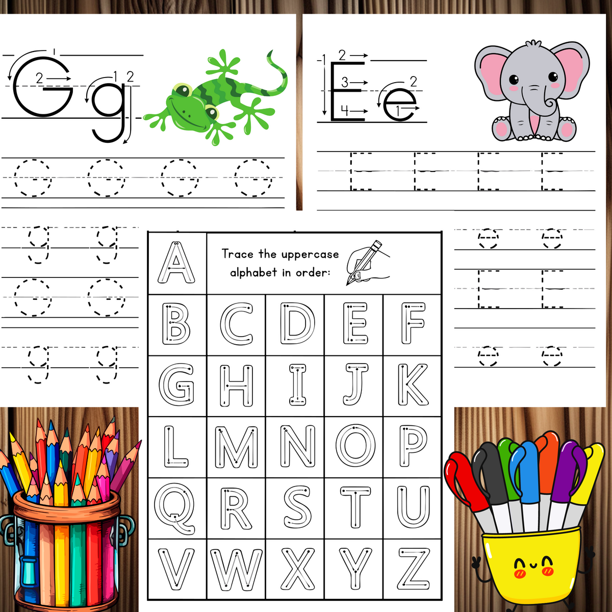 ABC 123 Handwriting Practice Made By Teachers
