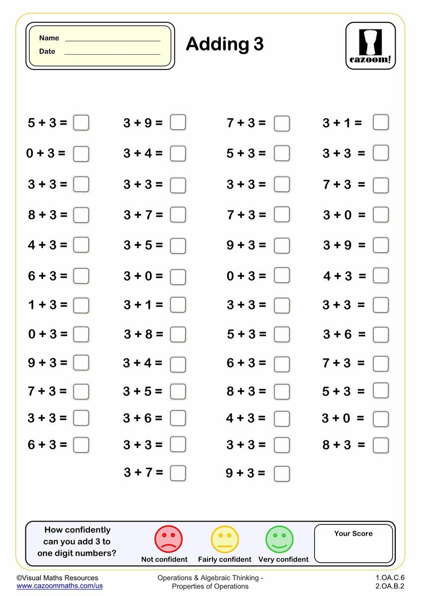 Adding 3 50 Questions Fun And Engaging 1st Grade PDF Worksheets Cazoom Math Adding 2 Digit Numbers Without Regrouping 80 Double Digit Addition No Regrouping Sums Grade 1 2 Made By Teachers