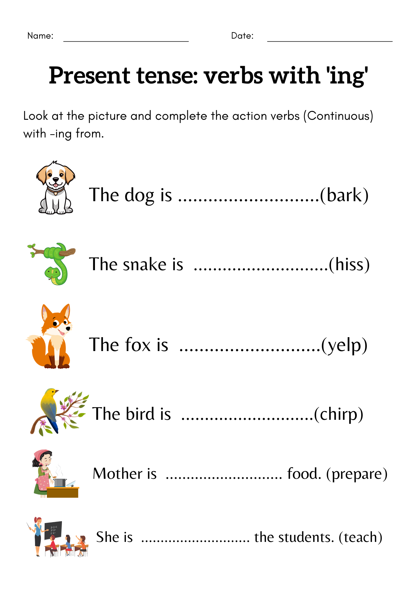 State Of Being Verbs Worksheets To Be Verbs Activities