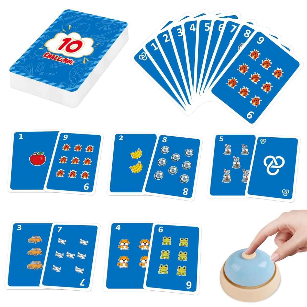 Amazon Kasfalci Math Learning Toys Card Games Board Games Flash Cards For Kids Addition Subtraction Family Travel Fun Classroom Must Haves Toys Games