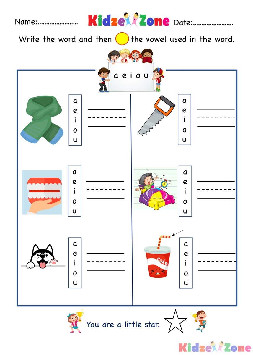 Aw Word Family Writing Words Worksheet KidzeZone Aw Word Family Writing Words Worksheet KidzeZone