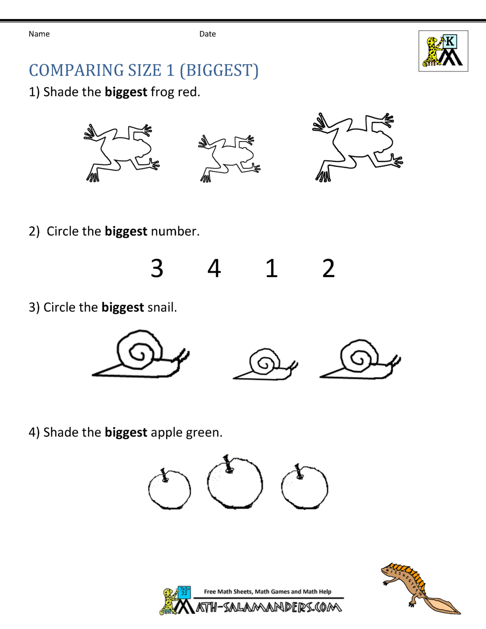 Addition Worksheets For Kindergarten