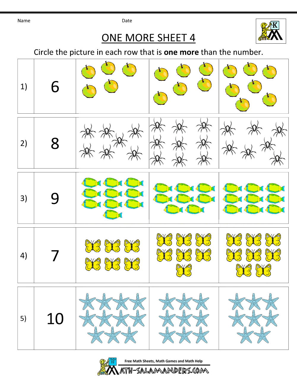 Balsl Worksheets Math Kindergarten Jereorjatatan1979 s Ownd