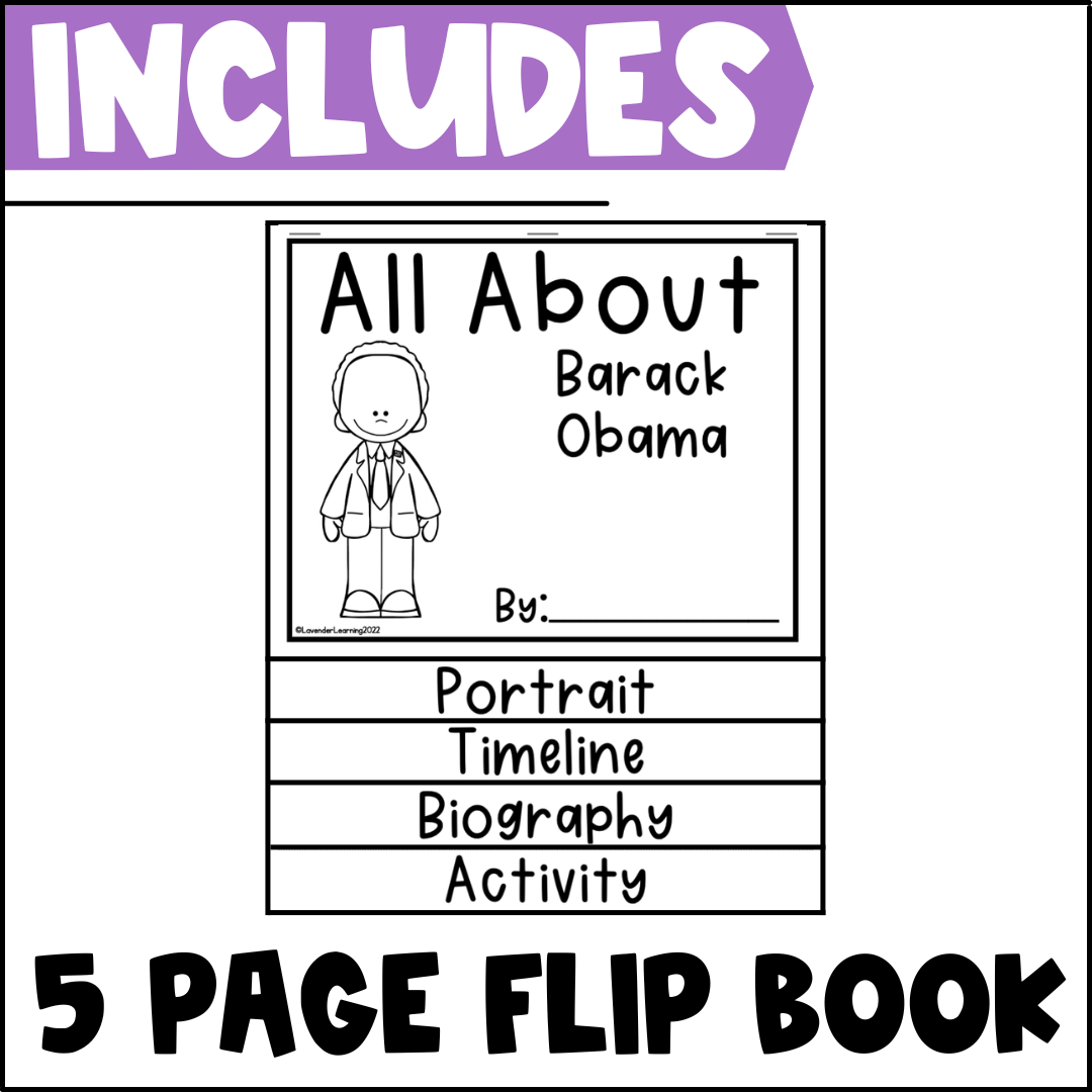 Barack Obama Free Printable Activity For Presidents Day Raising Veggie Lovers
