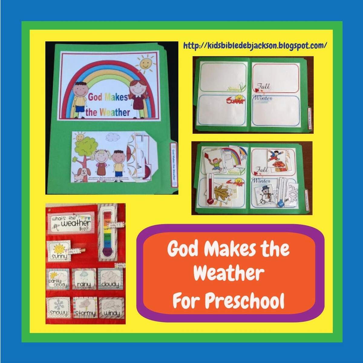 Bible Fun For Kids God Makes The Weather Sunday School Resources For Toddler To Youth Children