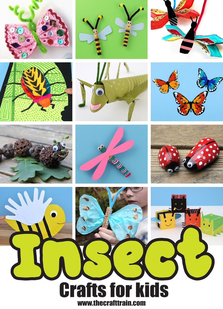 Bug Crafts For Kids The Craft Train