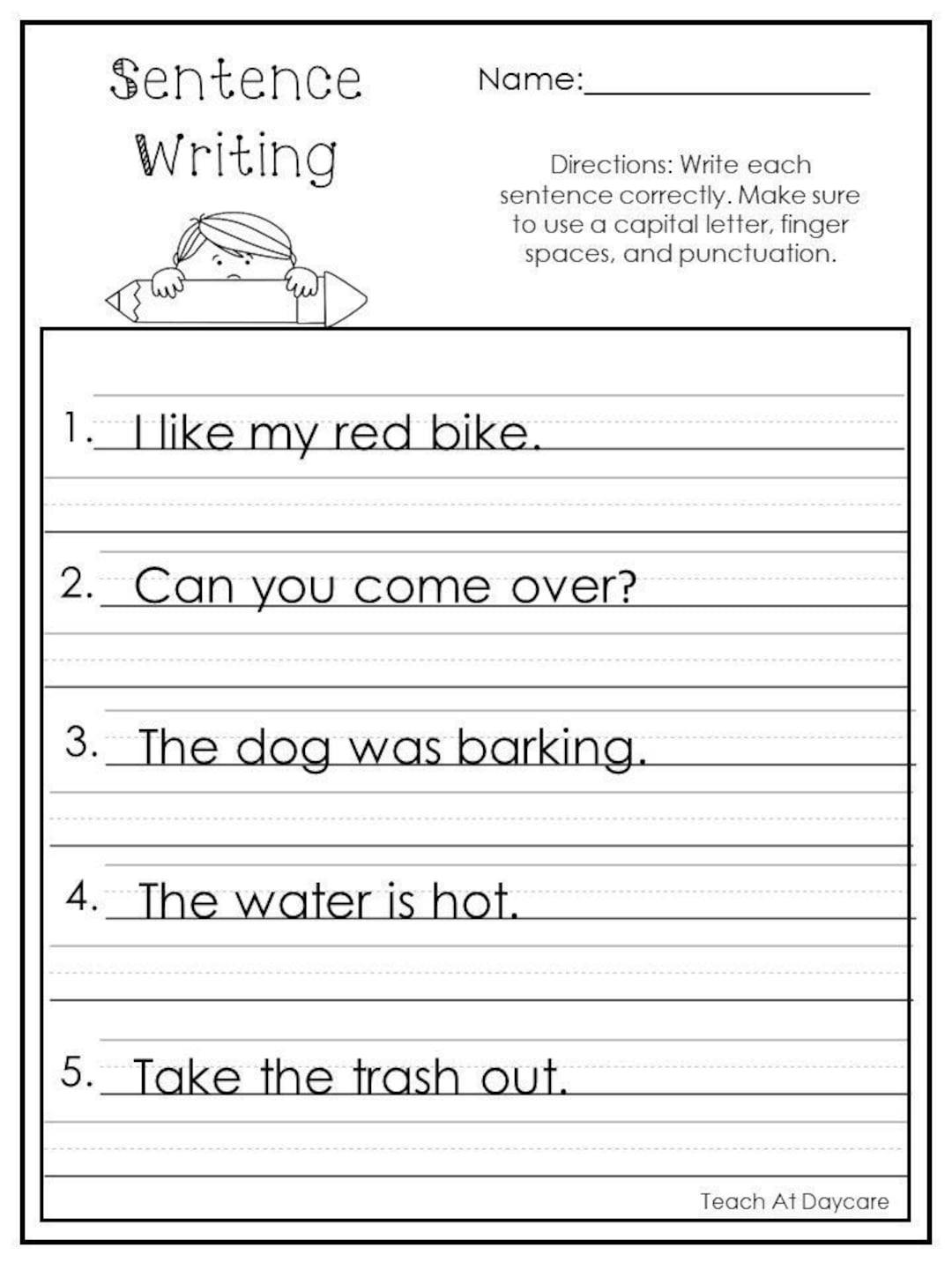 Buy 10 Printable Write The Sentence Worksheets 1st 3rd Grade ELA Worksheets Online In India Etsy Buy 10 Printable Write The Sentence Worksheets 1st 3rd Grade ELA Worksheets Online In India Etsy