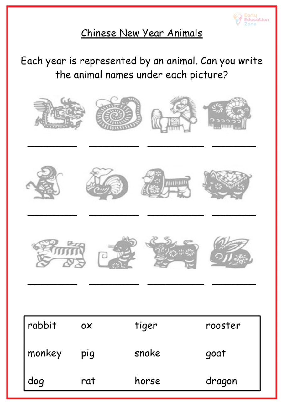 Chinese New Year Activities And Books Early Education Zone Chinese New Year Activities And Books Early Education Zone