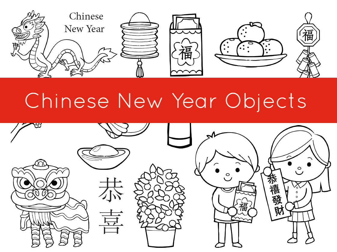 Chinese New Year Objects Creative Chinese Chinese New Year Objects Creative Chinese
